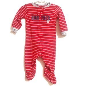 4for20!! 2-way zip footie 9m